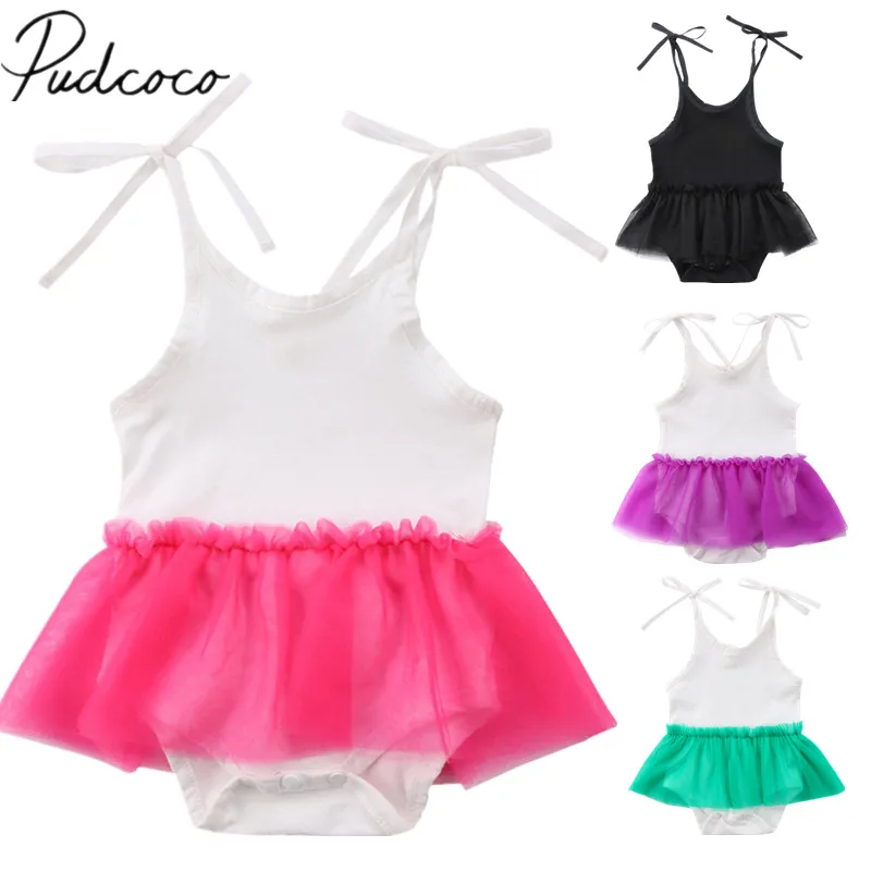 2018 Brand New Newborn Toddler Infant Baby Girl Romper Playsuit Tulle