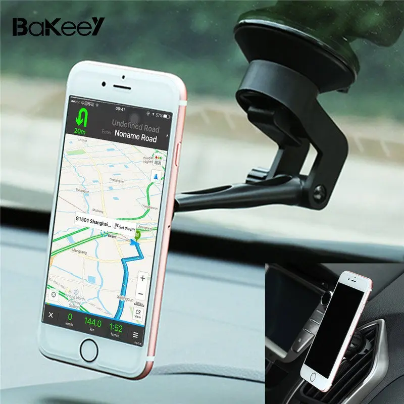 

Bakeey 2 in 1 for Phone universal Magnetic car Holder Air Vent Holdes stands Suction Bracket Hand for-iPhone for Samsung /xiaomi