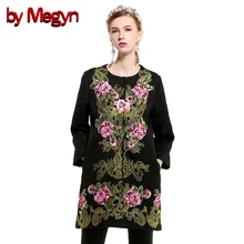 Осеннее Женское пальто шерсть розовое пальто с вышивкой mishow Женское пальто Верхняя одежда casaco de lã capotto donna зимняя одежда для женщин