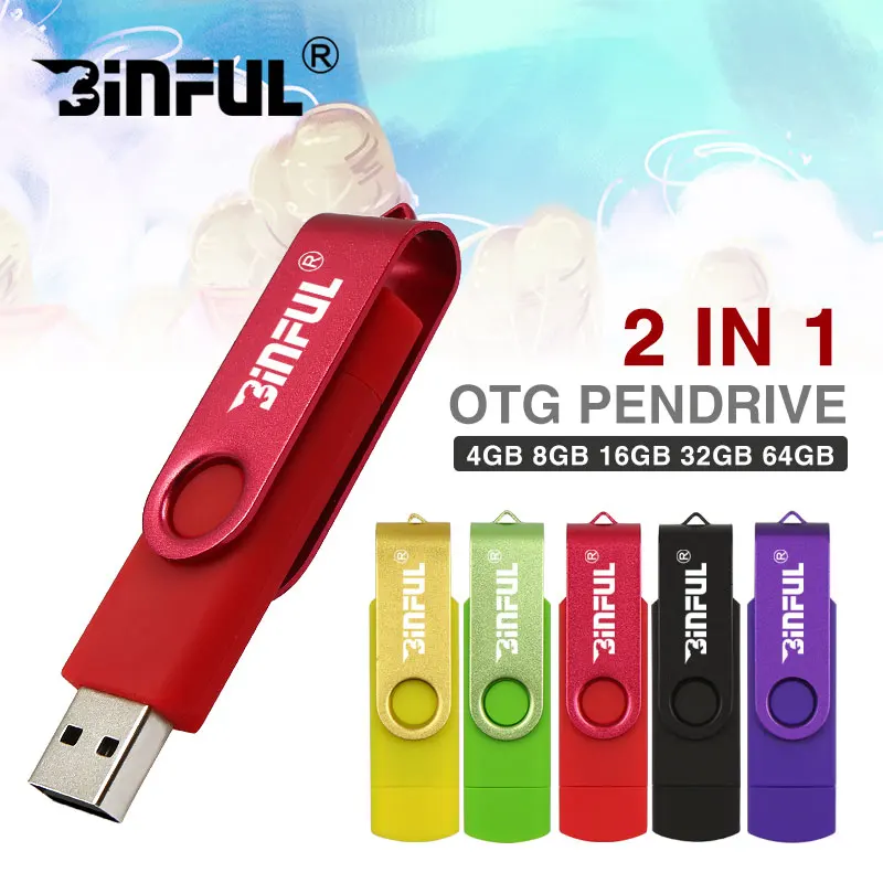 

New arrival usb flash drive 32GB 64GB OTG USB 2.0 pendrive 4GB 8GB u disk flash 16GB memory stick for Android phones/PC