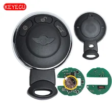 Keyecu дистанционного брелока 3 кнопки 315 мГц/433 мГц/868 мГц/315 LPMhz ID46 для BMW mini Cooper 2007