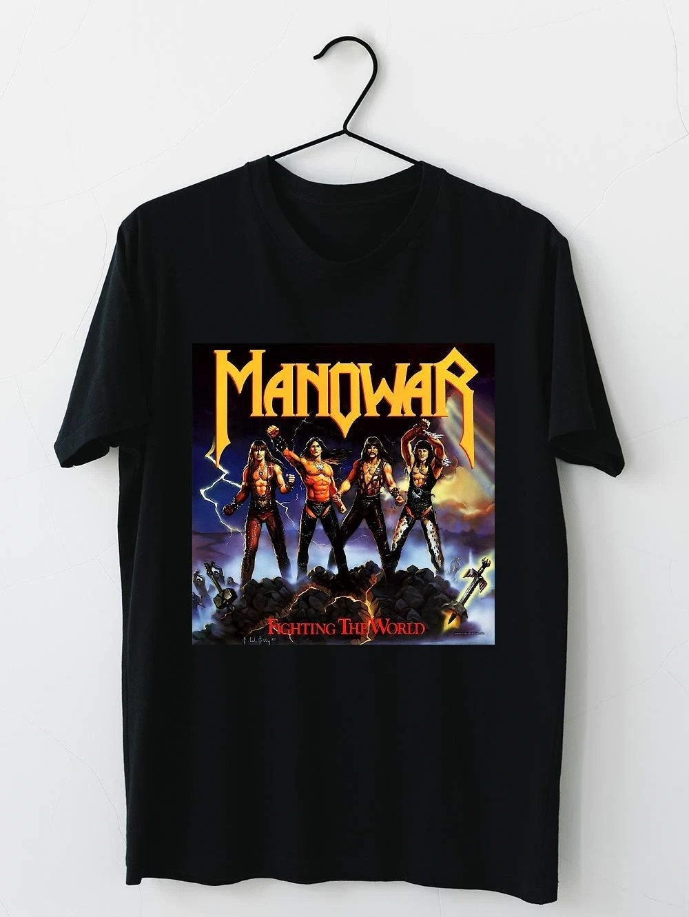 Fighting-Manowar-The-World-Tour-2019 футболка для мужчин и женщин | Мужская одежда