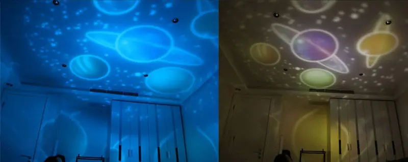 LED Night Light Romantic Starry Sky Rotate Projector Lamp Universe LED Lamp Novelty Baby Colorful Light For Kids Birthday Christmas Gift (15)