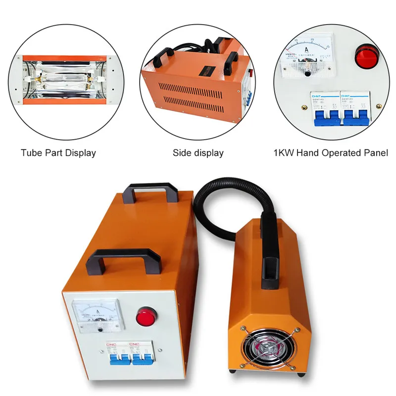 1KW 230 длинный портативный мобильный экспериментальный и клейкий УФ-аппарат для гель-лака лампа электроинструмент аксессуары используется в различных местах
