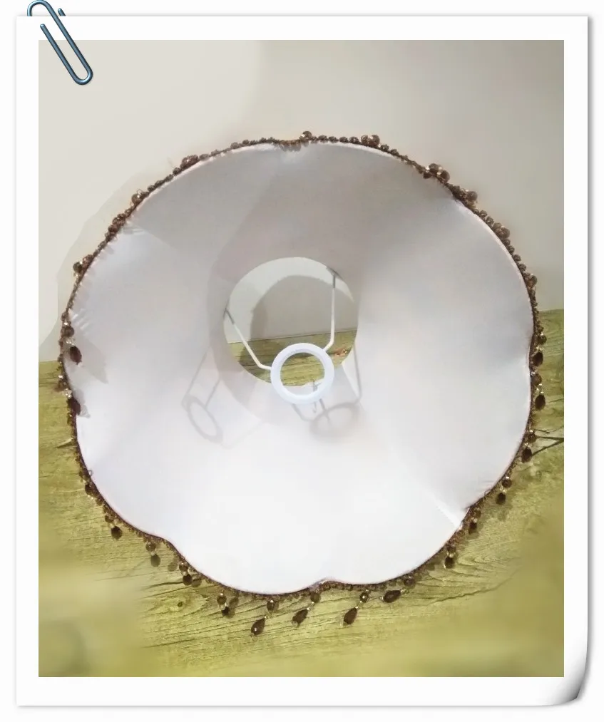  Lampshade for Floor lamp cover painting flower Pattern crystal pendant table lamp shade E27 vintage - 32959597219