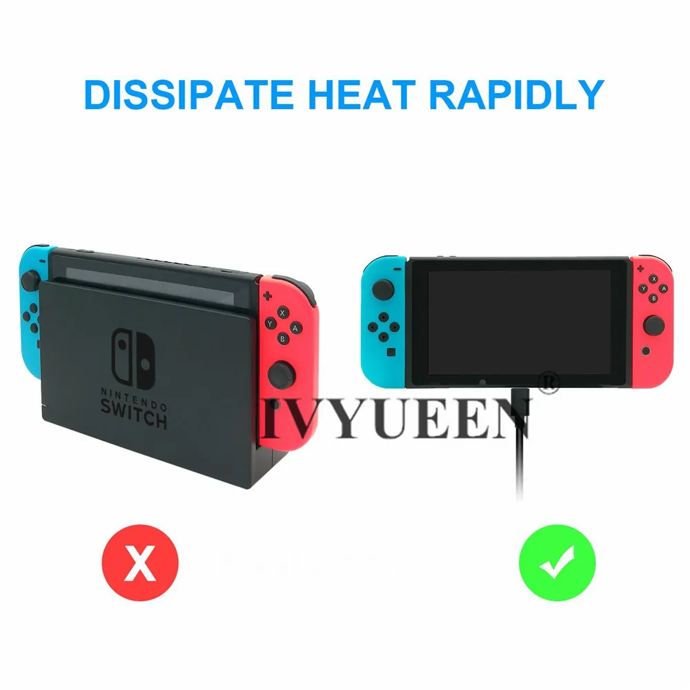 Док станция IVYUEEN и телефон с кабелем для консоли Nintend Switch NS 3 12 футов Поддержка