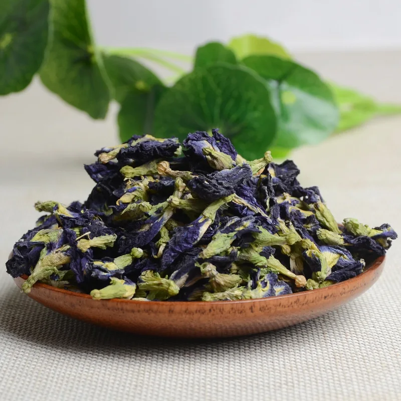 1 мешок 500 г 1500 Clitoria Ternatea гербарий кухонная игрушка. Таиланд голубой горох бабочки