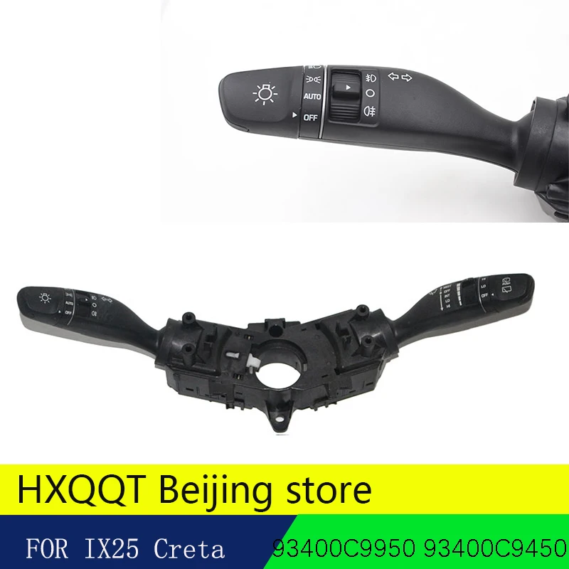 

Head Fog lamp Wiper Turn Signal Switch Parts For Hyundai 2017 ix25 Creta OEM 93400 C9550 C9450 AUTO Automatic headlamps