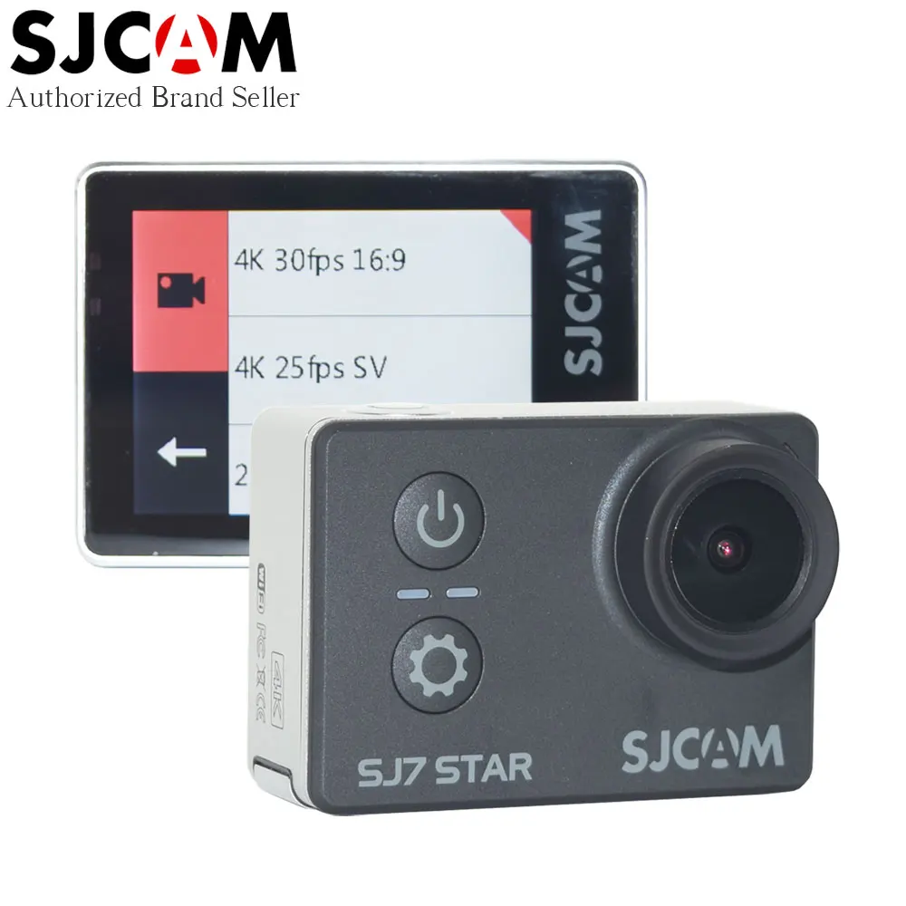SJCAM SJ7 Star Native 4K Action Camera Wifi Gyro Waterproof 2" Touch Screen Ambarella A12S75 Mini Sports DV Factory Standard