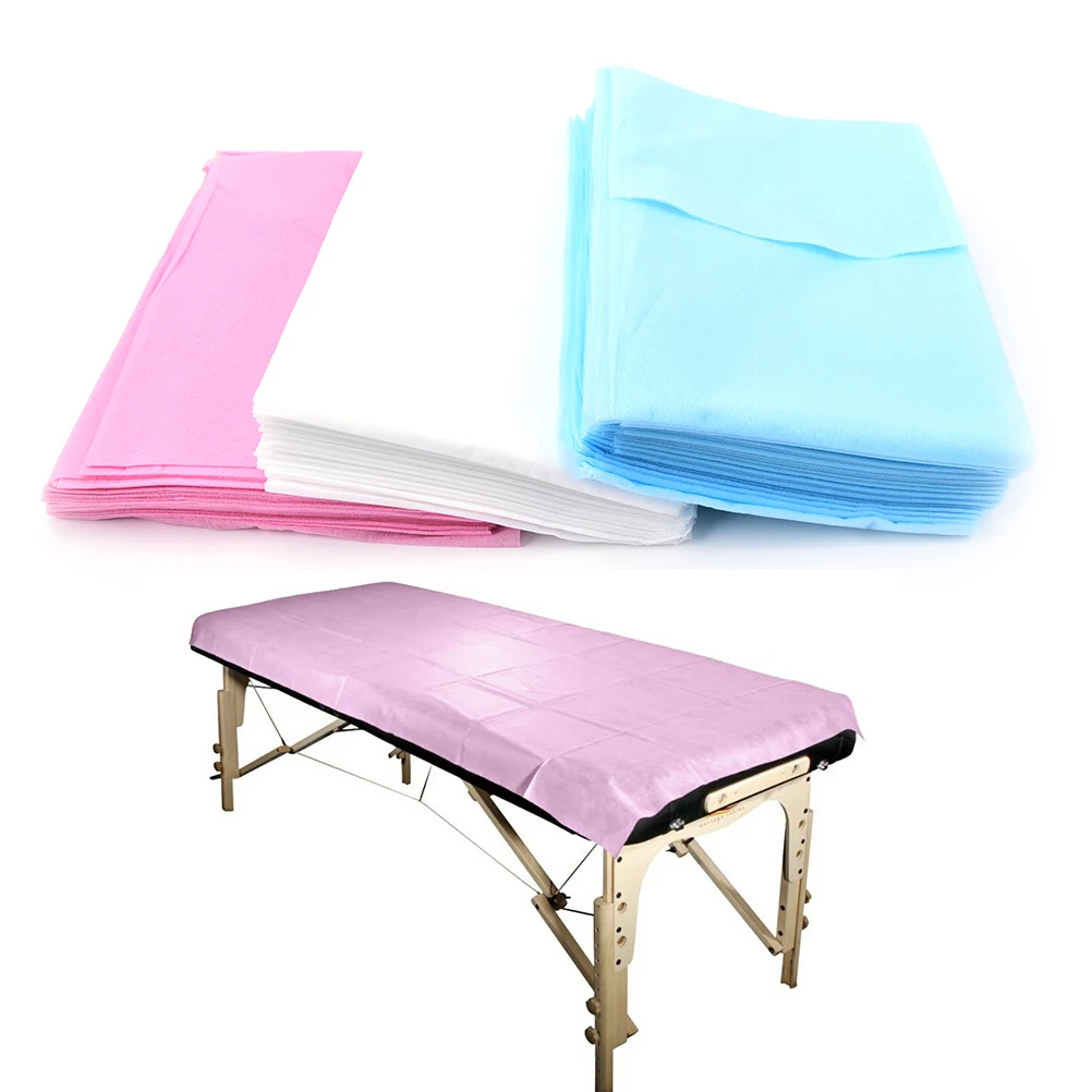 

10 Pcs Massage Beauty Waterproof Disposable SPA Bedsheet Beauty Salon Bed Table Cover Sheet Non-Woven Bedsheet 180x 80cm