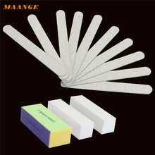 MAANGE ColorWomen 1 набор маникюрных инструментов наклеки для ногтей шлифовальный брусок набор пилочек 161228 Прямая