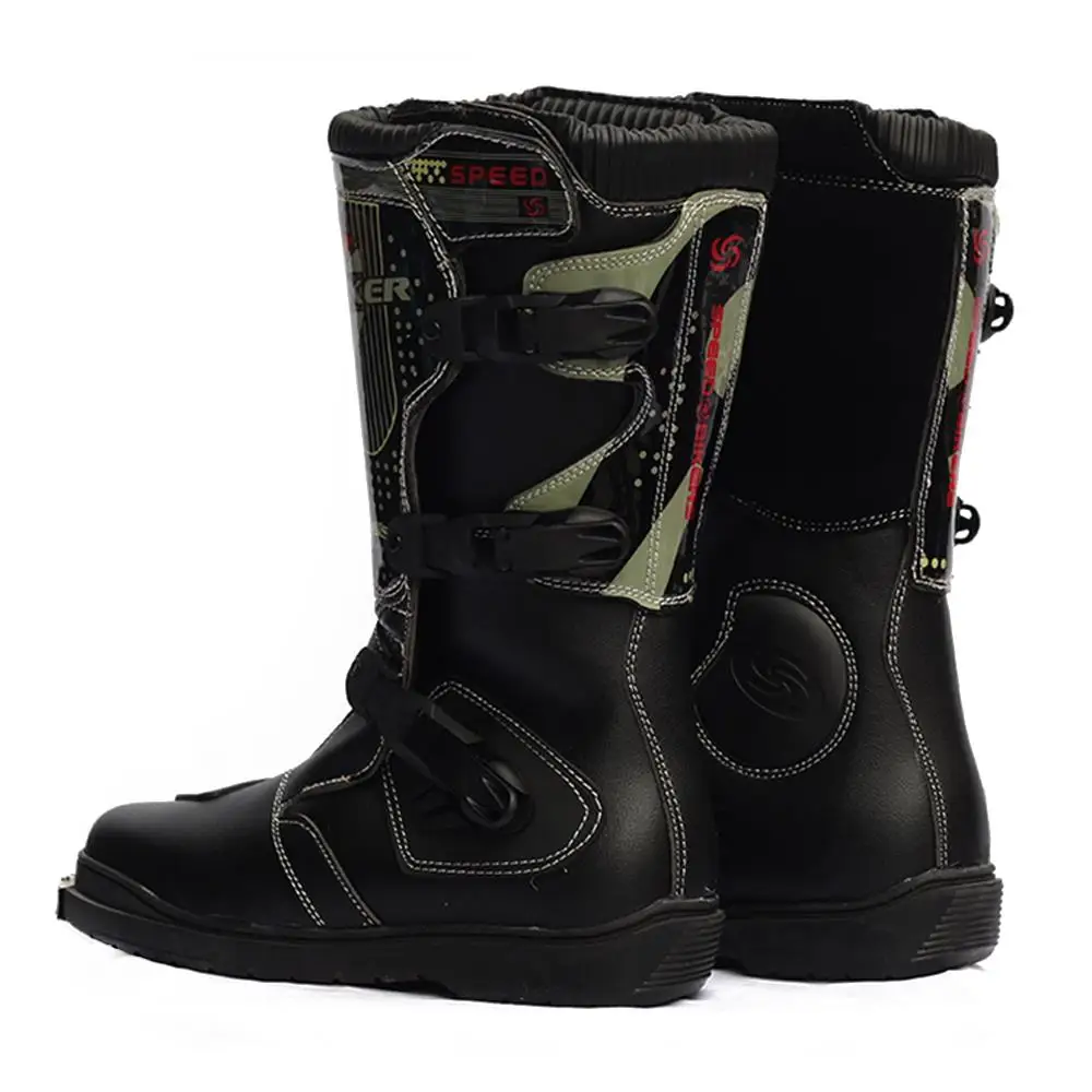 PRO-BIKER Motorcycle Boots Motorcycle Shoes Motorcycle Boots Men Waterproof PU Botas Moto Motocross Motorcycle Shoes Protection Long Thigh