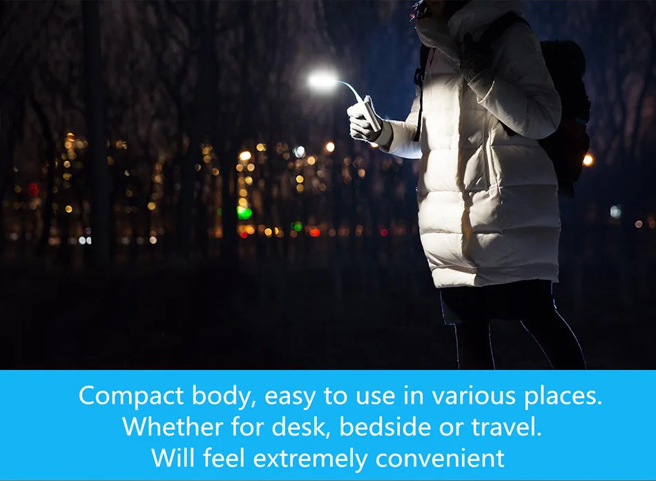 Original Xiaomi USB LED Light With Switch 5 levels brightness USB for Power Bank Comupter Portable Shining LED Lamp (2)