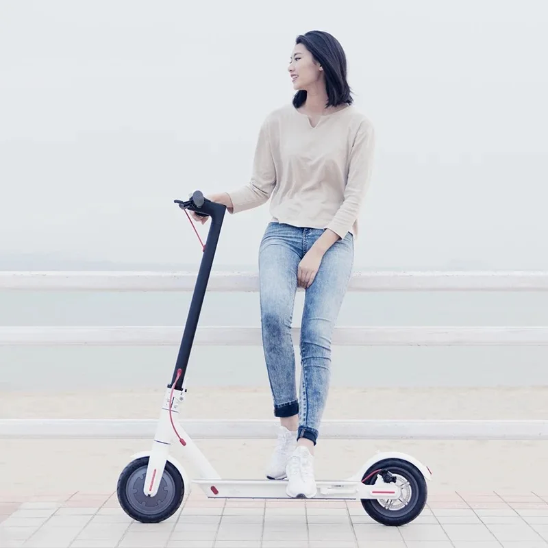 XIAOMI QICYCLE Электрический Скутер Складной Портативный Мини Досуг 8,5 дюймов 250 Вт Мотор умный скутер кинетическое восстановление энергии