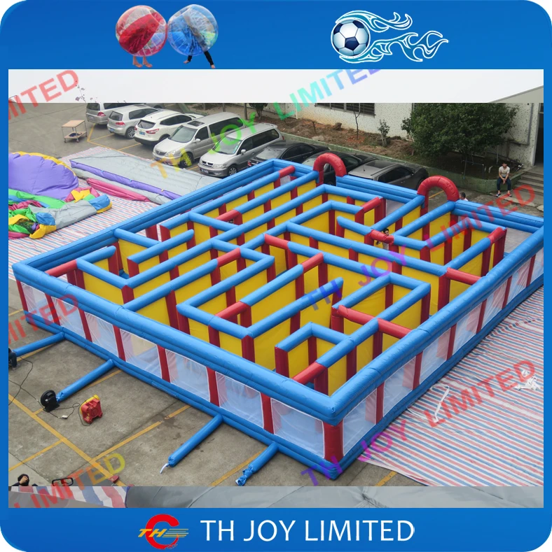 Free shipping to door oxford fabric inflatable maze game, inflatable