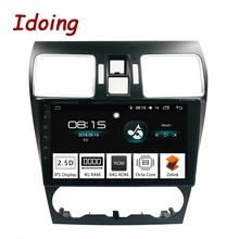 Idoing 1Din 9 “2.5D IPS Dello Schermo Auto Android8.0 Radio GPS Lettore Multimediale 4G + 64G Octa Core per Subaru WRX 2016-2018 di Navigazione tv