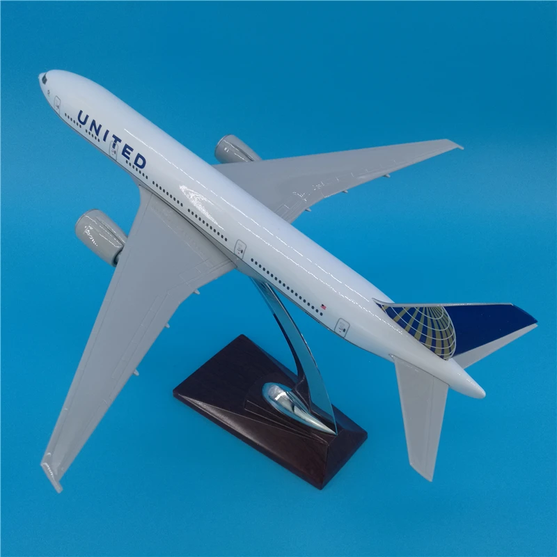 Модель самолета B777 авиакомпании United Airlines модель Боинг 777 32 см|aircraft model|united