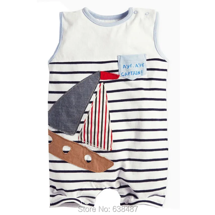 

New 2019 Brand Quality 100% Cotton Newborn Baby Boys Rompers Clothing Short Sleeve One-pieces Jumpsuit Creeper Baby Boys Clothes