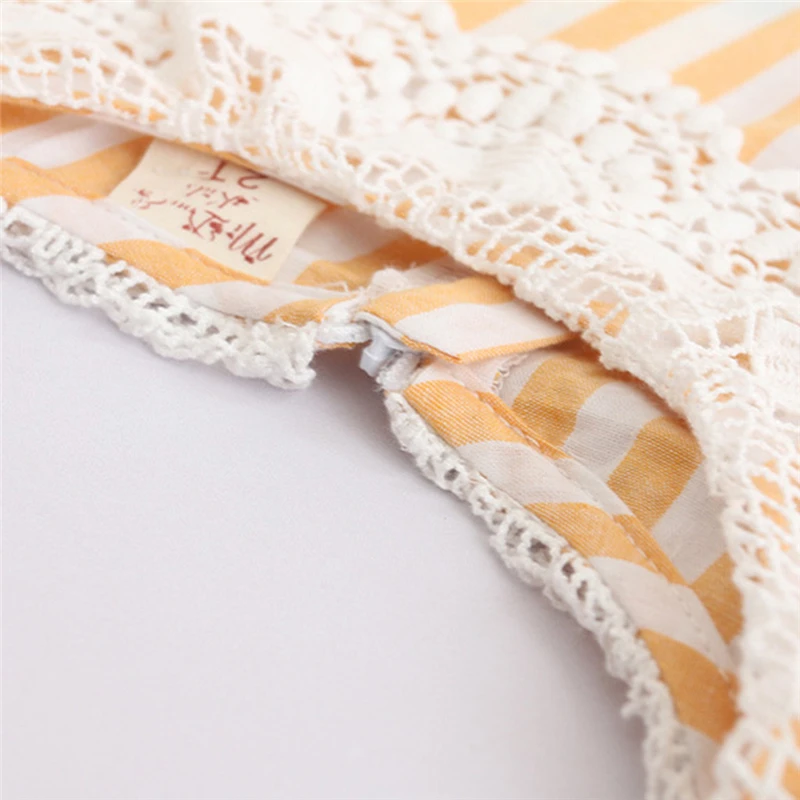 New Long Dress Girl Summer Toddler Kids Baby Girls Outfits Clothes Lace Stripe Party Pageant Princess Dress Newborn Baby V9# (10)