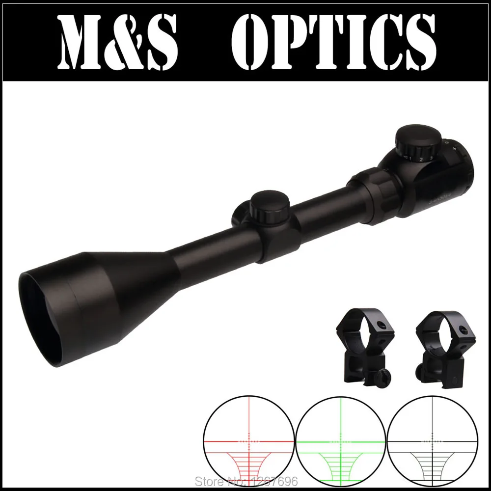 

3-9X50 EG Red Greed Illuminated Air Guns Optical Sight RifleScopes For Hunting With 11mm/20mm Ring Mounts Made In China
