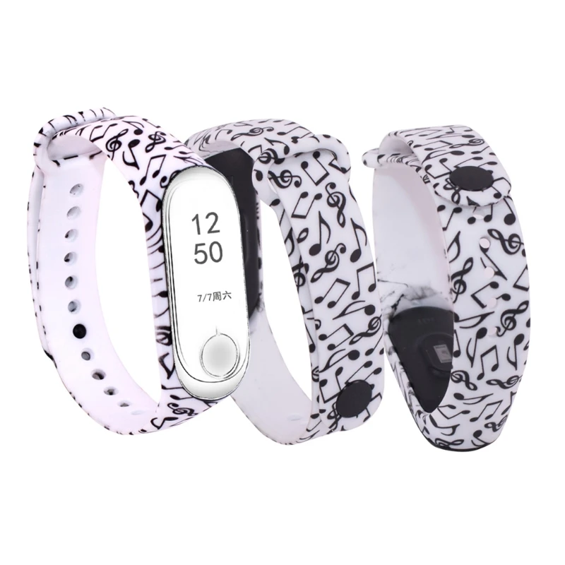 

Newest Colorful Replacement Silicone Wrist Strap Watch Band For Xiaomi MI Band 3 Nov-26A