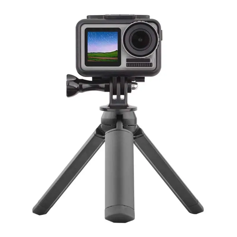 

Mini Aluminum Alloy Metal Tripod Stand Holder Adapter for DJI Osmo Action Sports Camera Accessories