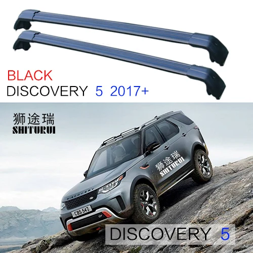 SHITURUI 2 шт. штанги на крышу для Land Rover discovery 3 4 discovery5 Evoque сплав боковые штанги поперечные Рейлинги на крышу багажника - Цвет: A discovery 5