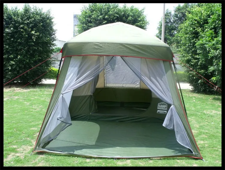 5-8 человек большая семейная палатка кемпинговая палатка Солнцезащитная Пляжная палатка gazebo 1 комната 1 зал для рекламы/выставки туристическая палатка