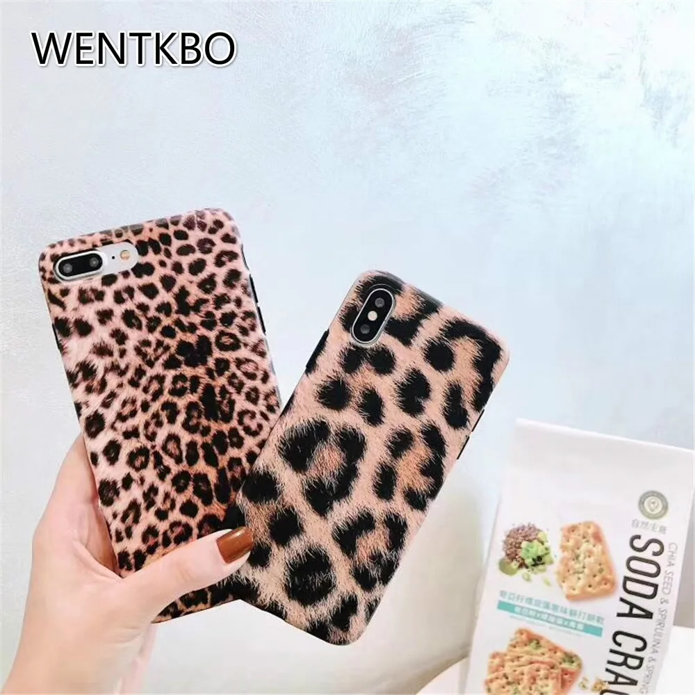 Luxury Retro Tiger Leopard Print Panther Photo Silicone Phon Case For iPhone 6 6s 7 8 Plus X XS MAX Soft TPU Back Covers Coque |