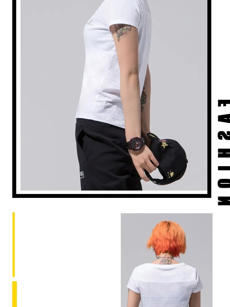 Распродажа) женские трендовые футболки Li-Ning удобные спортивные топы с дышащей подкладкой футболки AHSN678 WTS1442