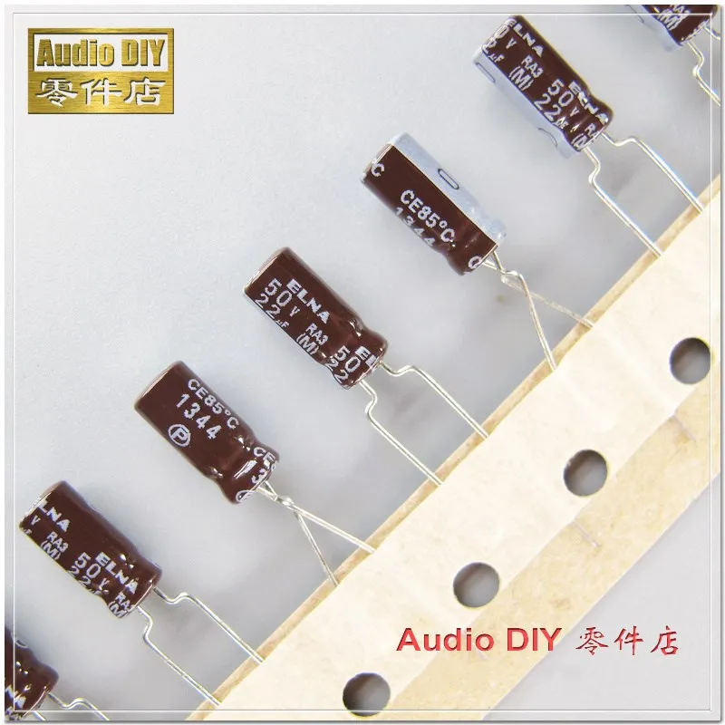 20PCS/100PCS ELNA Brown RA3 Series 22uF 50V 50V22UF Audio Electrolytic Capacitor | Электронные компоненты и
