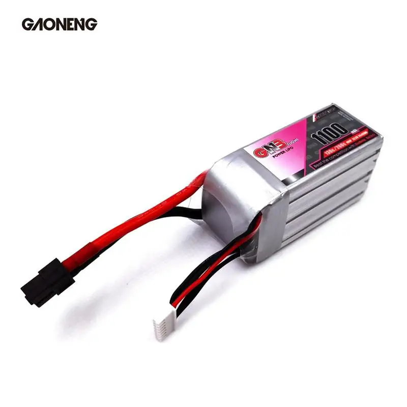 

High Quality GNB 6S1P 1100mAh 6S 130C 22.2V XT60 Plug Rechargeable LiPo Battery For RC Drone FPV Multicopter Spare Parts Accs