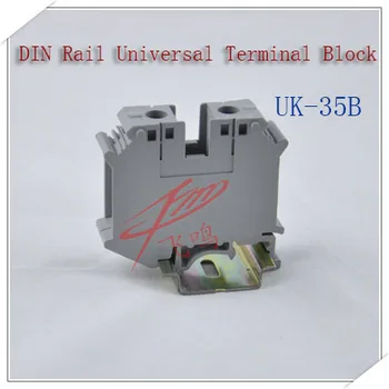 

1PC UK-35B (UIK 35N )High quality pure copper flame retardant terminal 35 square rail voltage terminals UK35B UIK35N UK35