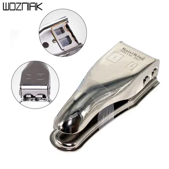 

Universal Double Dual 2 in 1 Nano Micro SIM Card Cutter Cutting For iPhone 4 4s 5 6 6s 7g 7p For Nokia For Samsung Cell Phone