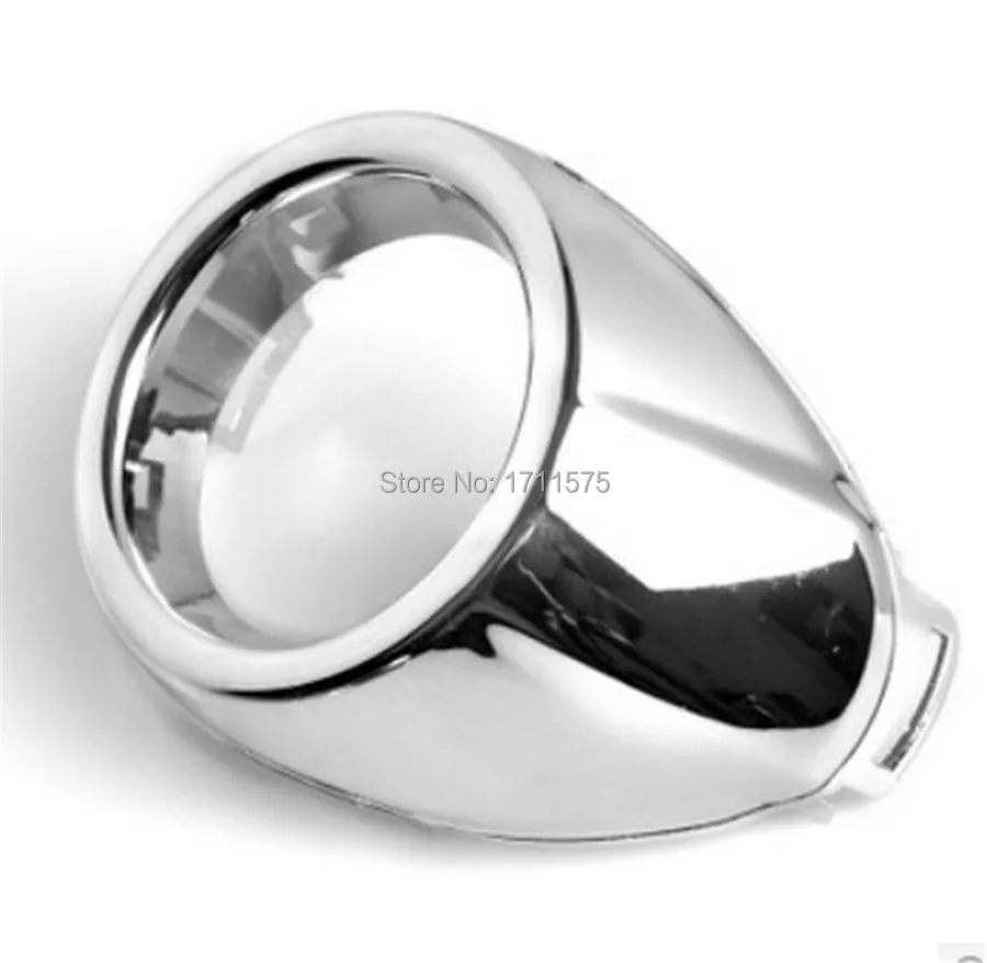 Пара 2 шт. Передняя противотуманная фара декоративная крышка для 2012 Ford Fox Гальваническая серебряная яркая передняя противотуманная фара рамка