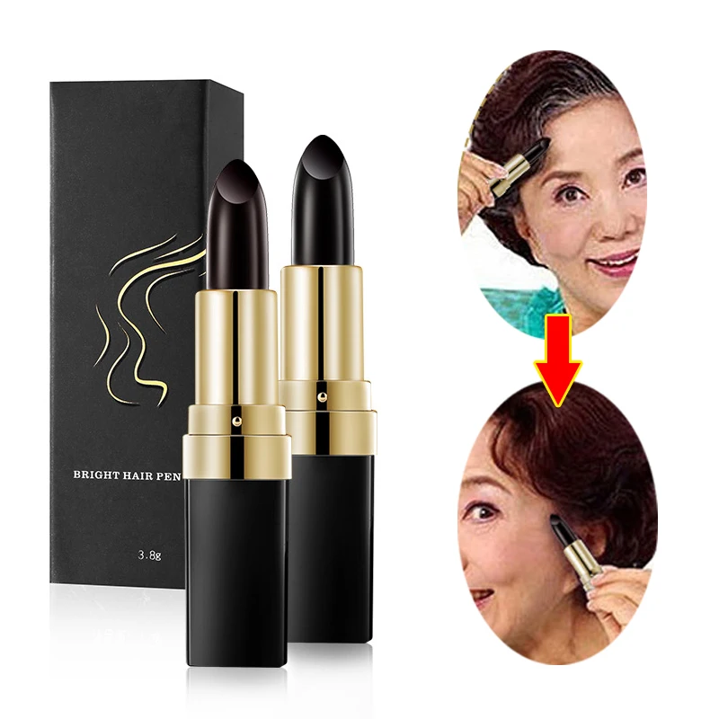 

Temporary Hair dye Instant Gray Root rapidly Coverage Hair Color Modify Cream One-Time Stick Cover Up White Hair Dye J19