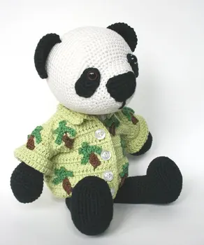 

crochet toys amigurumi panda model number 0919