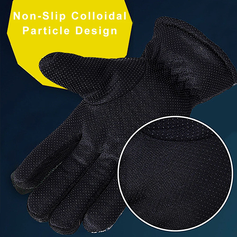 Зимние теплые перчатки ветрозащитные плюс бархатные Утепленные перчатки для спорта на открытом воздухе для езды на мотоцикле
