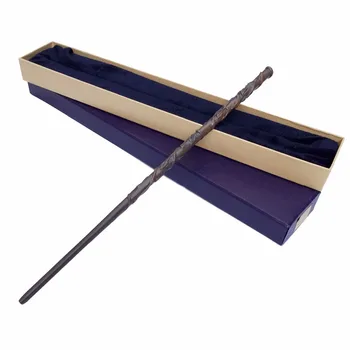 

Newest High Quality Metal Core Hermione Granger Magical Wand With Gift Blue Box Packing Chirstmas Cosplay Toy