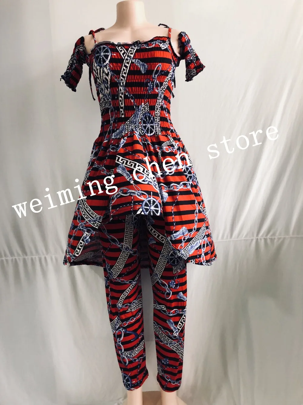

2019 New Fashion suits Sexy Succunct African Tranditional Famous Print Dashiki suits For lady for slim girls/ladies/ women