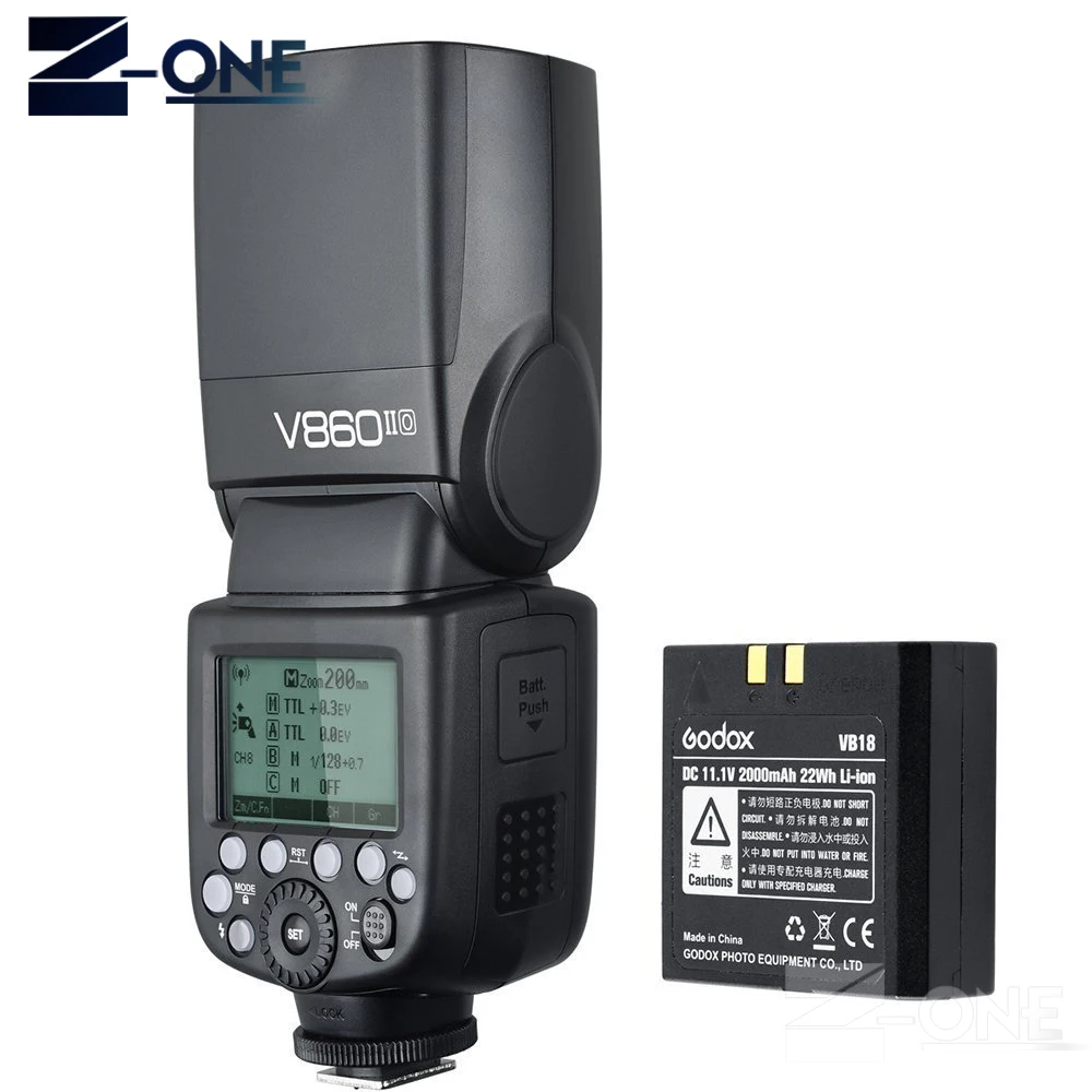 Godox Ving V860II V860II-O 2,4G HSS 1/8000 литий-ионный аккумулятор TTL вспышка для камеры+ беспроводной передатчик Xpro-O для Olympus Panasonic