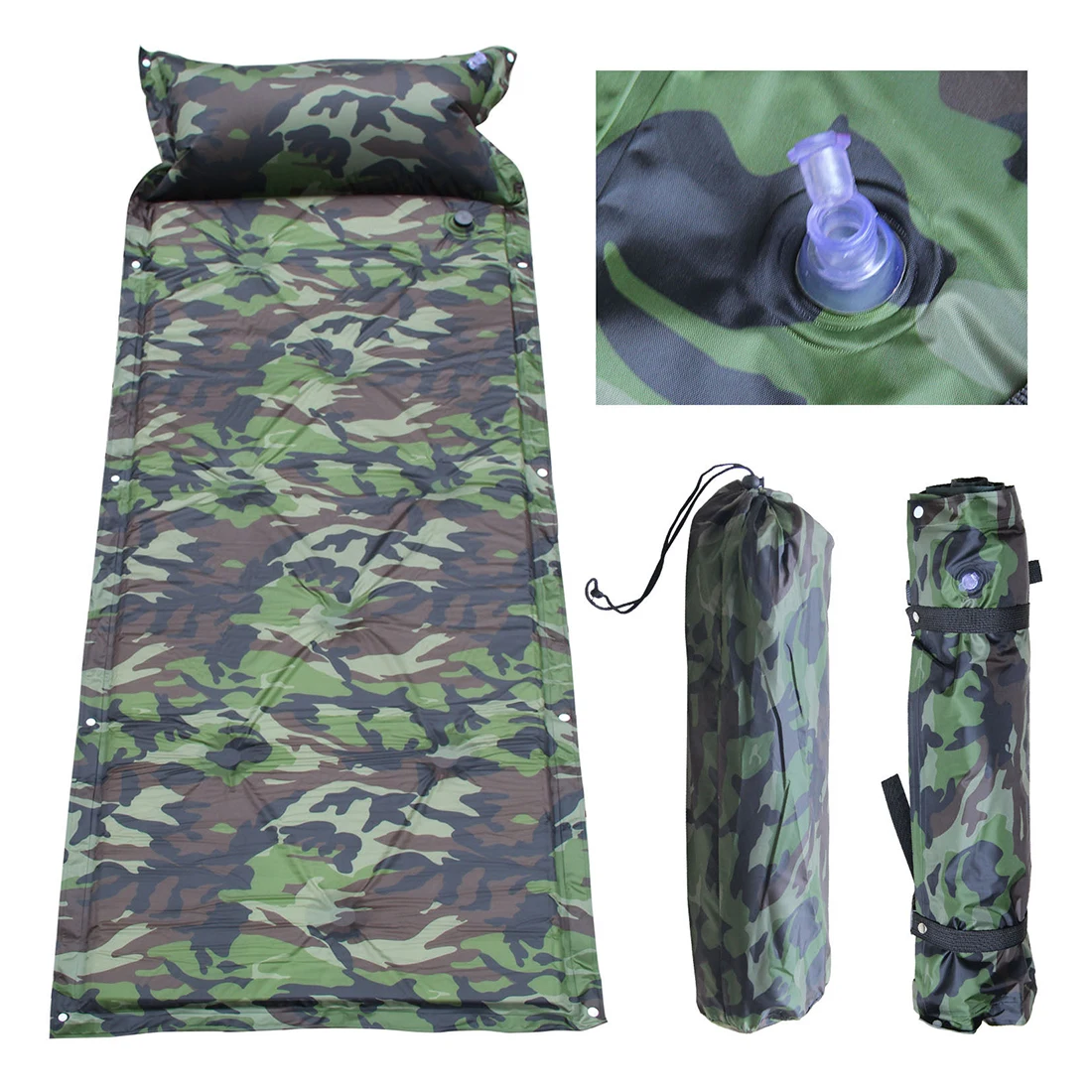 Self Inflating Camping Roll Mat/Pad Sleeping Bed