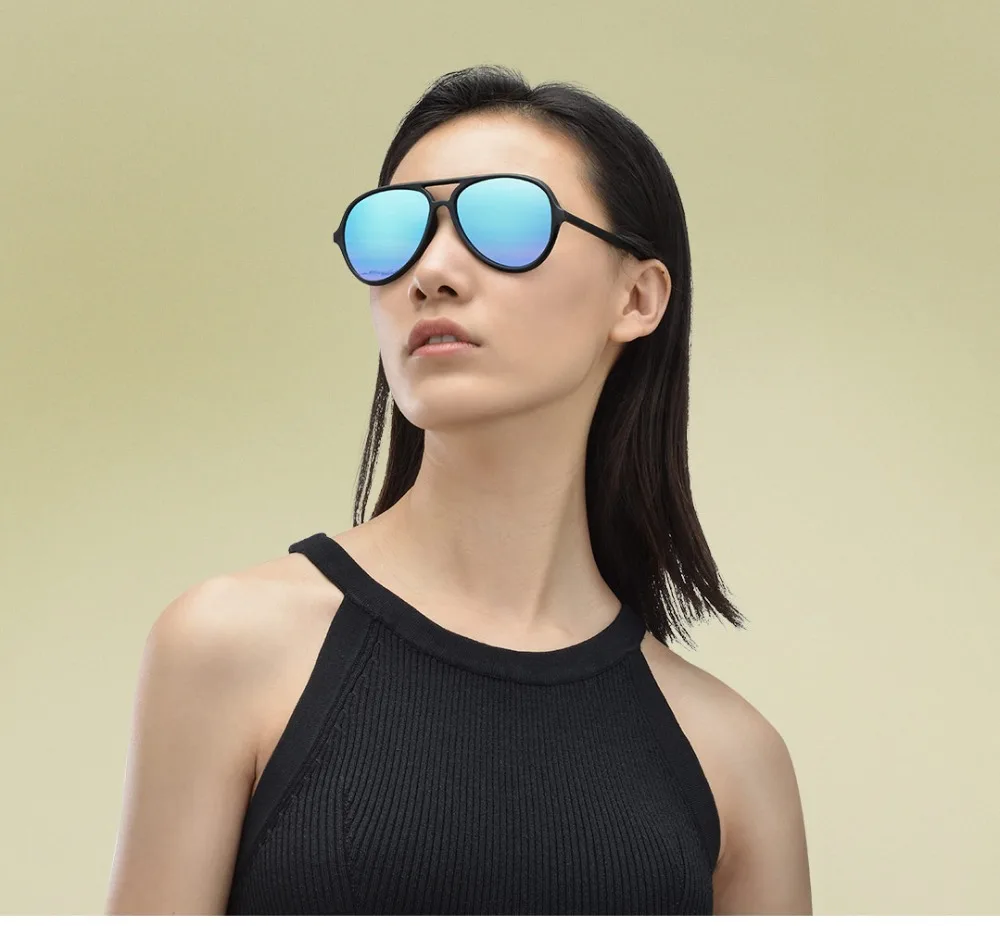 MI Mijia TS Ледяной Синий Авиатор темные очки TAC поляризованные линзы большие очки оправа солнцезащитные очки для путешествий на открытом воздухе для мужчин и женщин
