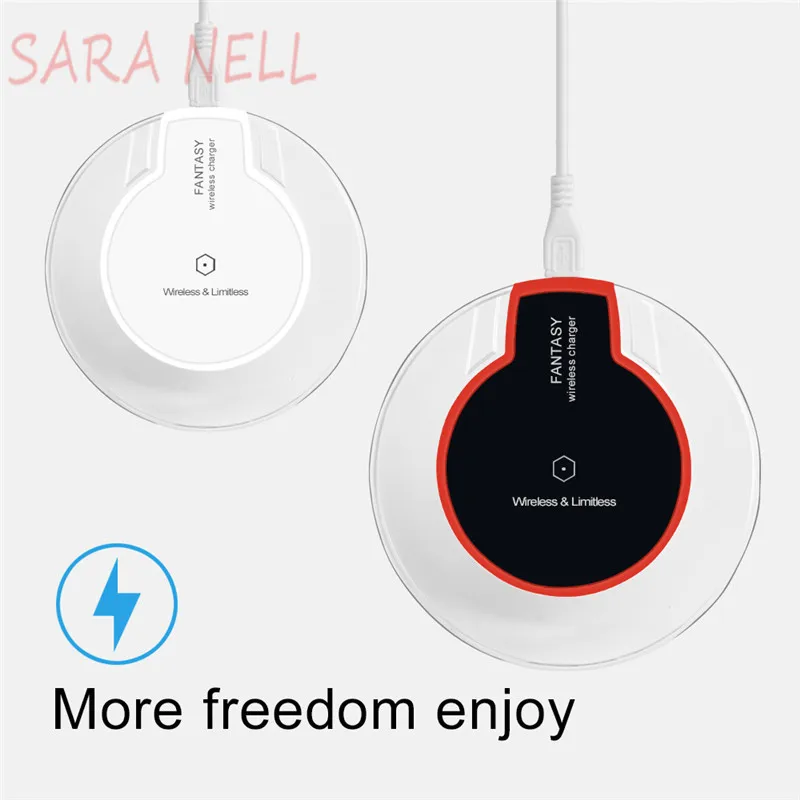 

SARA NELL Wireless Charger For Samsung Galaxy s7 S8 S9 edge Phone USB Wireless Charger For iPhone 8 8 plus X adapter Receiver