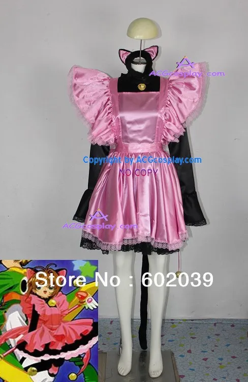 Cardcaptor Sakura Kinomoto Cosplay Costume include petticoat make skirt stick out GOOD quality ACGcosplay | Тематическая одежда и