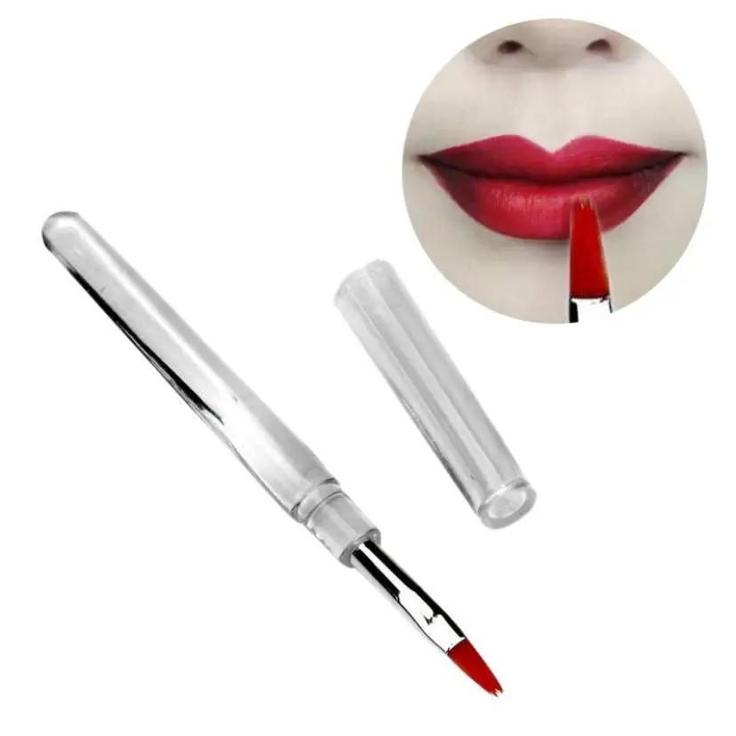 1 Pcs Makeup Lip Brush Portable Flexible Applicator Tool Makeup Brushes