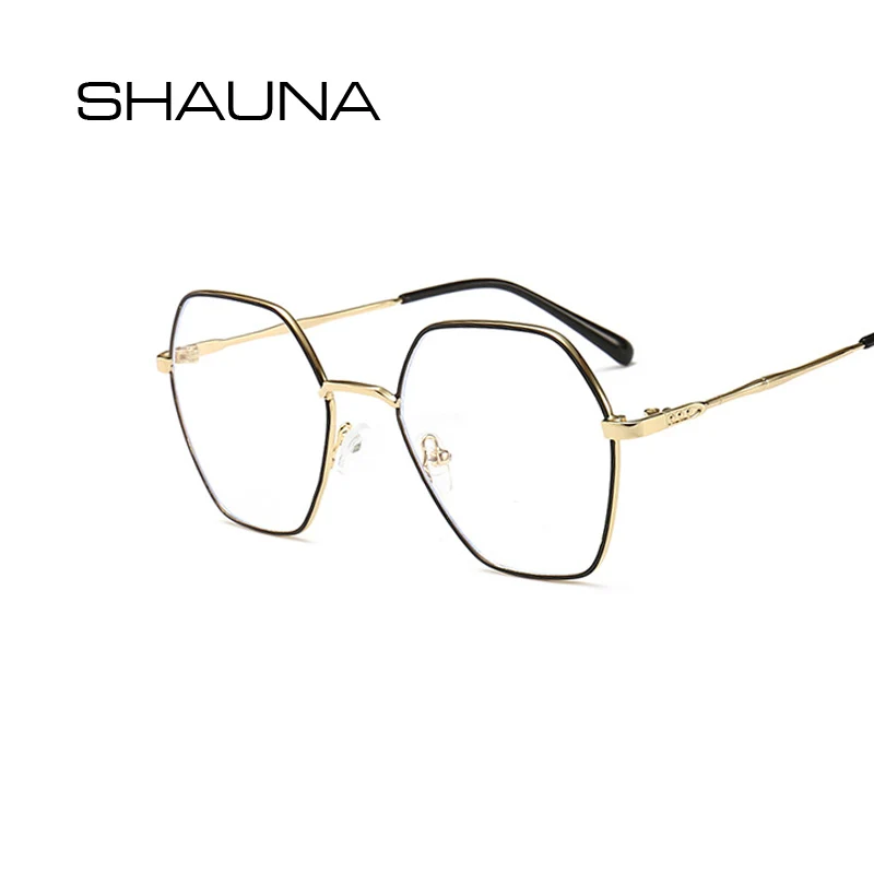 SHAUNA очки против голубого излучения квадратные для женщин Близорукость компьютерная оправа рецептурное стекло для глаз es Прозрачные Линзы Оптическое стекло для мужчин