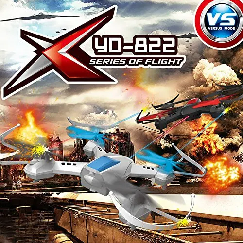 Attop Sky Fighter YD 822 2 4 ГГц 4CH 6 осевой гироскоп RTF RC Квадрокоптер с функцией