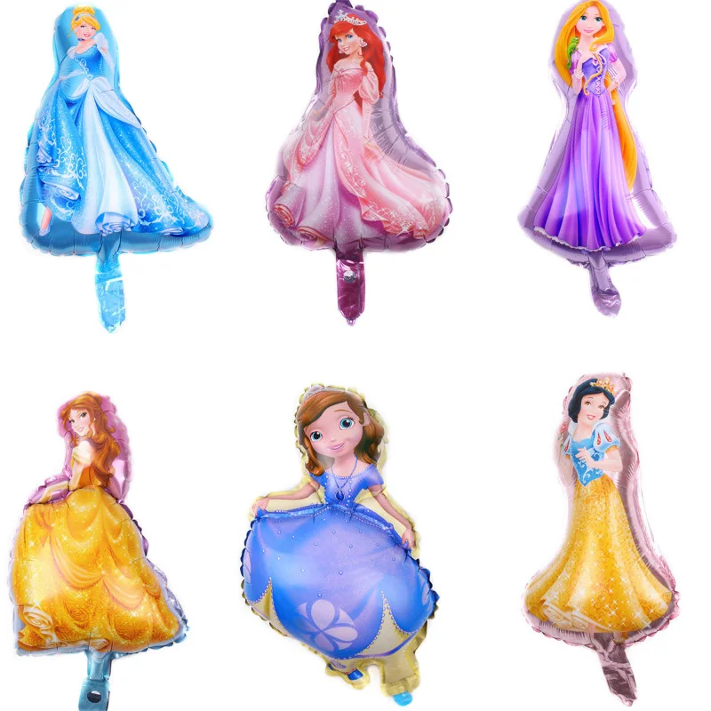 

Ballon Decoration Anniversaire Baby Elsa Princess Foil Balloons Baby Birthday Party Decoration Helium Balloons kid gifts Baloes