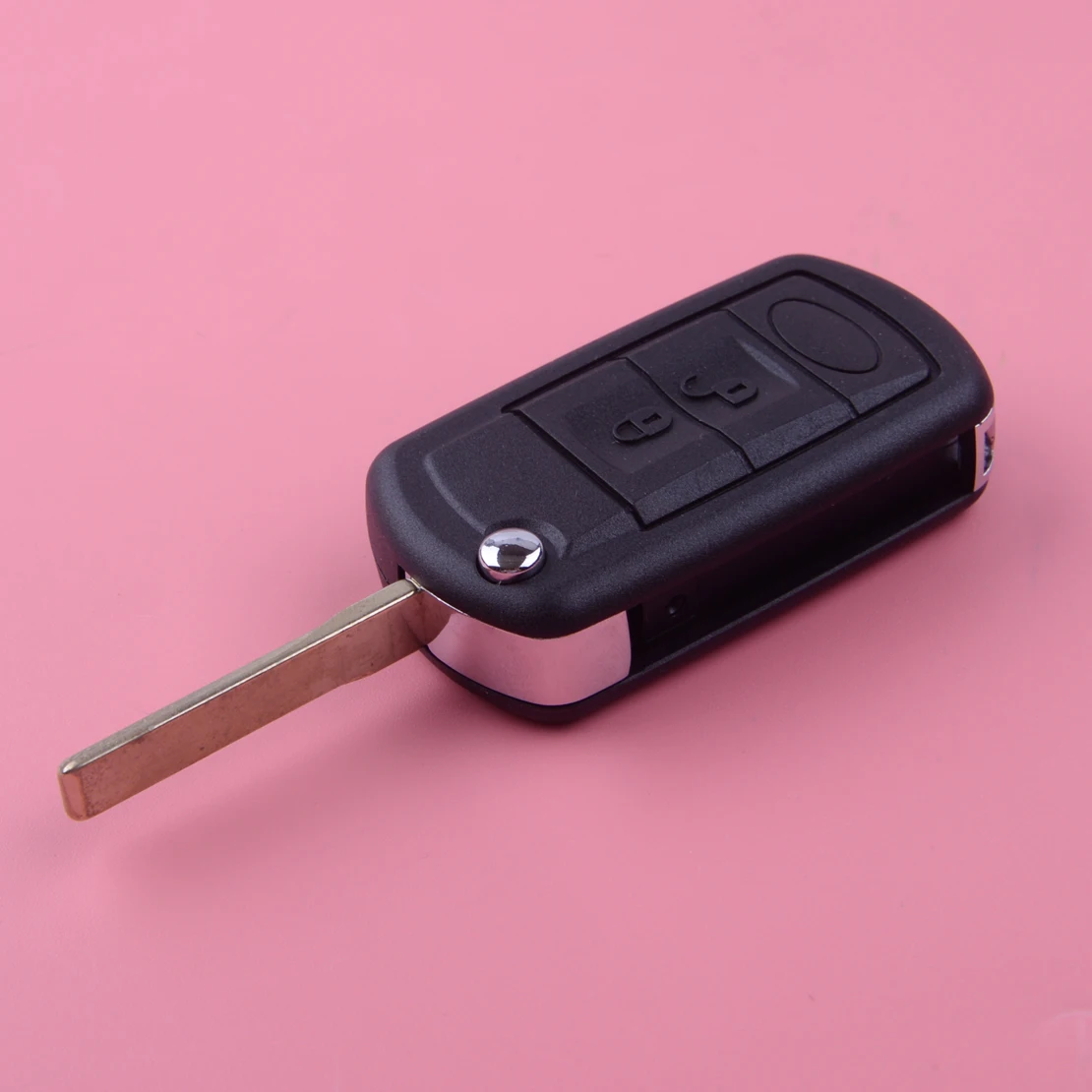 

DWCX 3 Buttons Car Flip Remote Uncut Blade Key Fob 433Mhz ID46 fit for Land Rover LR3 Range Rover Sport 2006 2007 2008 2009